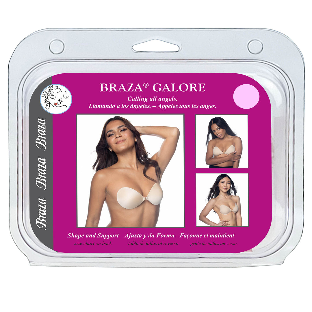 Braza Galore strapless backless reusable adhesive push up bra – view 10