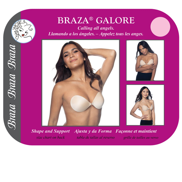 Braza Galore strapless backless reusable adhesive push up bra – view 9