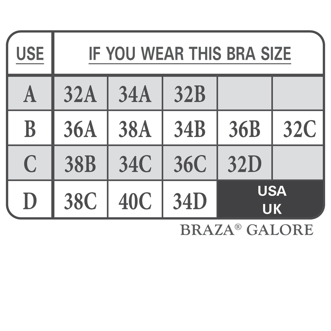 Braza Galore strapless backless reusable adhesive push up bra – view 11