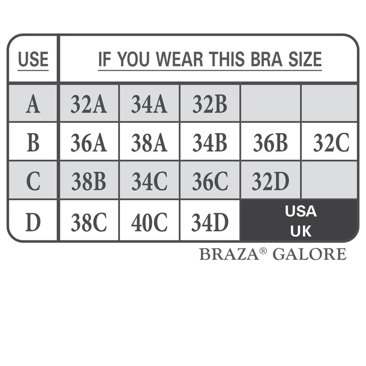 Braza Galore strapless backless reusable adhesive push up bra – view 11