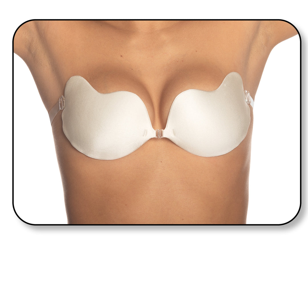 Braza Super Bra strapless backless adhesive bra with optional strap – product view