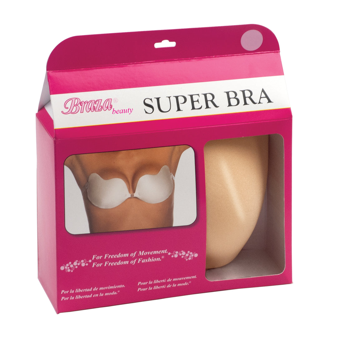 Braza Super Bra strapless backless adhesive bra with optional strap – view 7