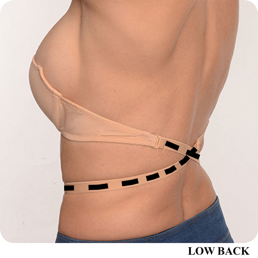 Braza 5 Way Plunge Bra strapless backless deep plunge multiway bra – view 5