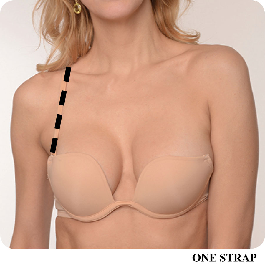 Braza 5 Way Plunge Bra strapless backless deep plunge multiway bra – view 8