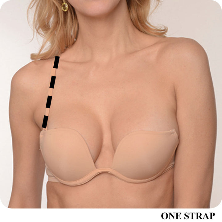 Braza 5 Way Plunge Bra strapless backless deep plunge multiway bra – view 8