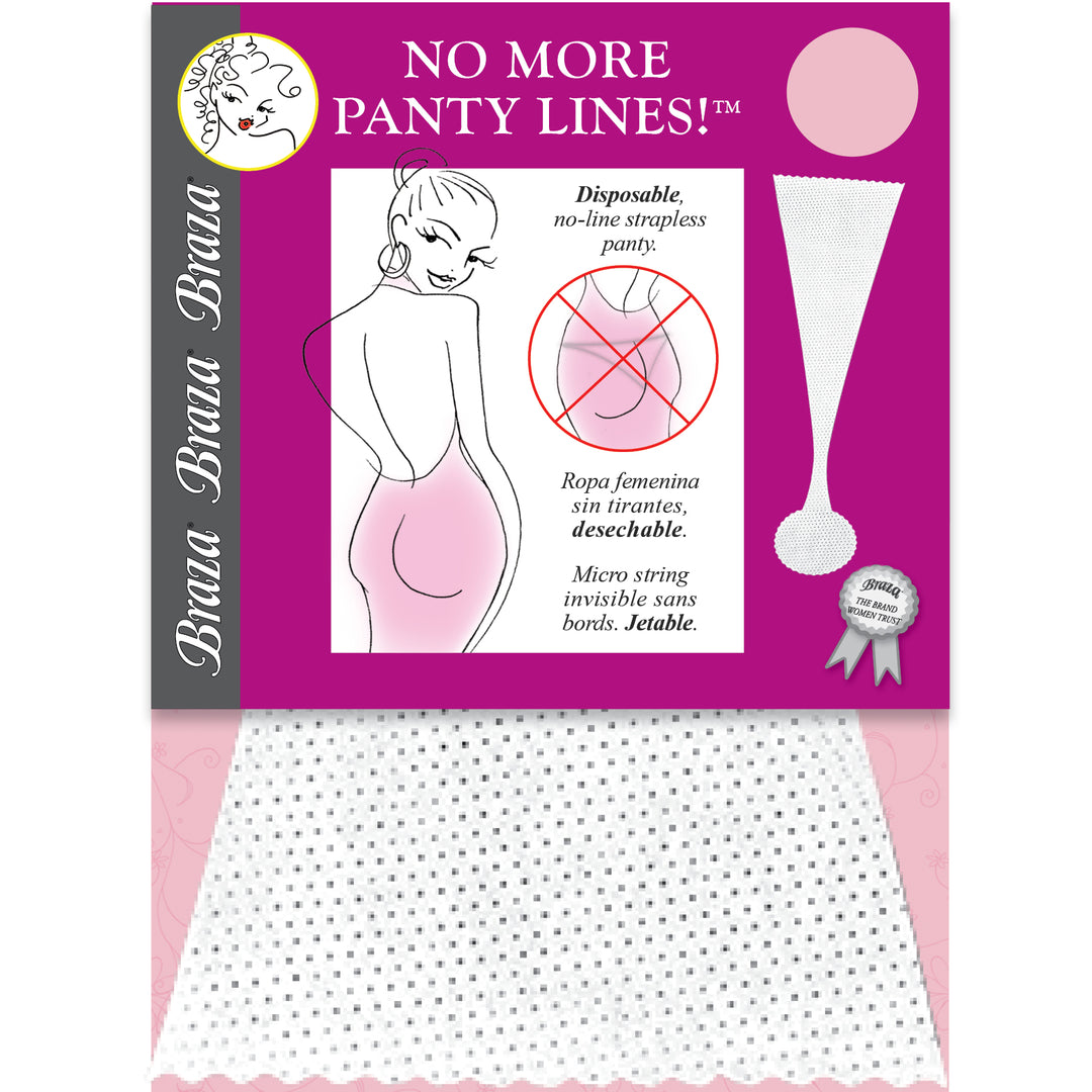 Braza Disposable No More Panty Lines seamless invisible panty – view 6
