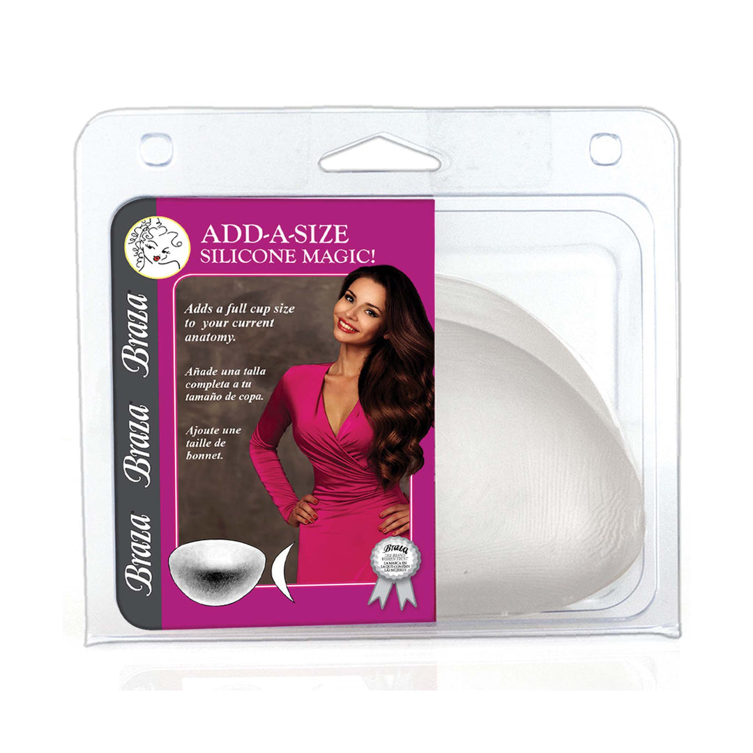 Braza Silicone Magic Add-a-Size silicone breast enhancement pads – packaging