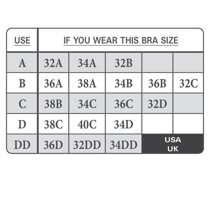 Braza Reveal Cleavage adjustable strapless multiway bra cups – product view