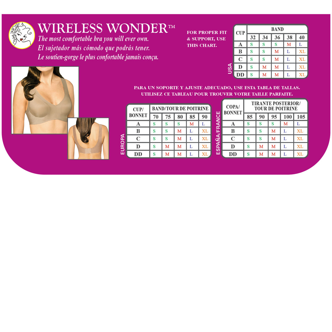 Braza Wireless Wonder comfortable wireless support bra – packaging