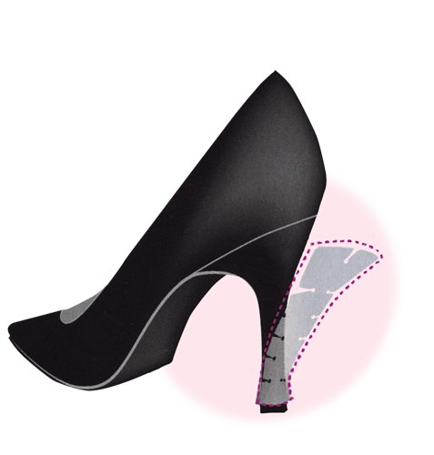 Braza High Heel Protector Strips heel guards for tip protection – view 4