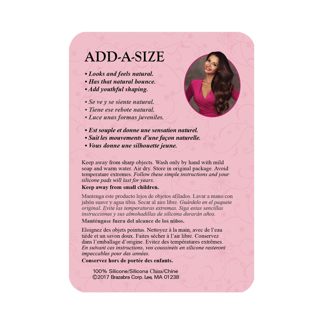 Braza Silicone Magic Add-a-Size silicone breast enhancement pads – view 5