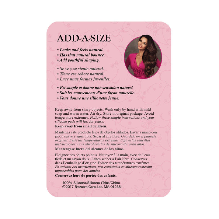 Braza Silicone Magic Add-a-Size silicone breast enhancement pads – view 5