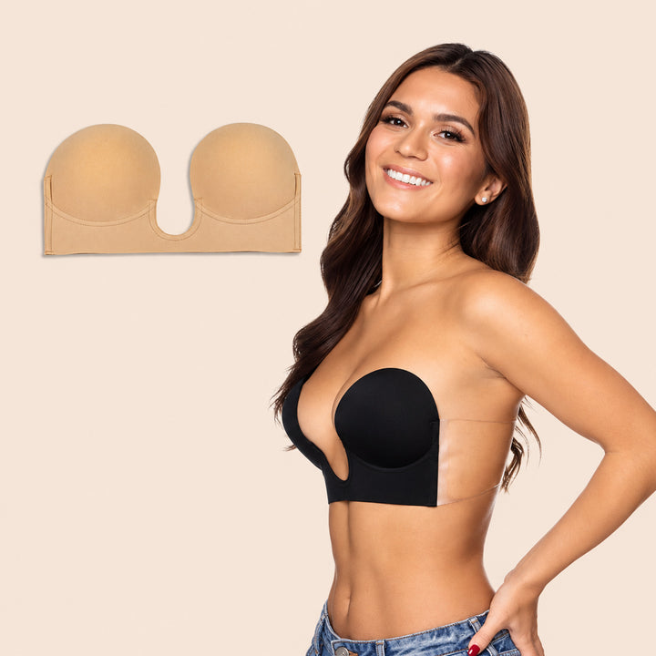 Deep Plunge Bra - Strapless Backless Bra