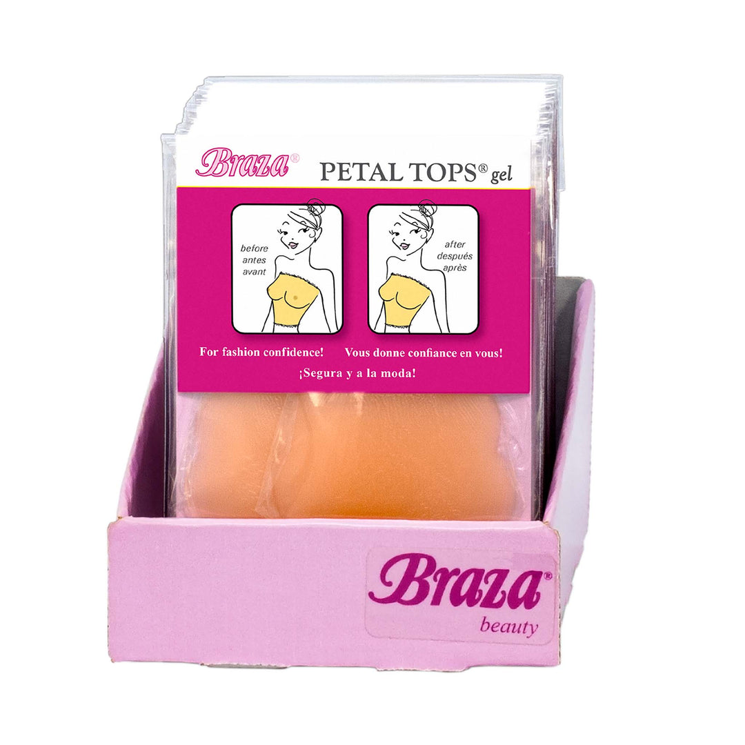 Silicone Gel Petals Beige 1Pair