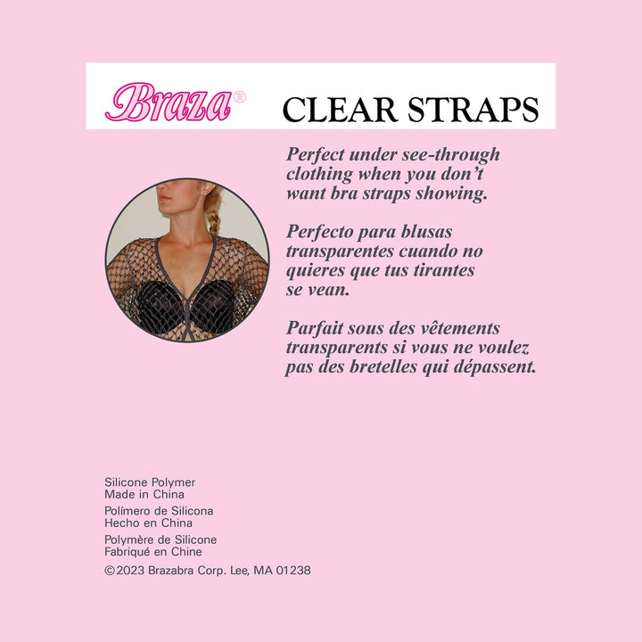 Braza Clear Bra Straps invisible replacement bra straps – view 4