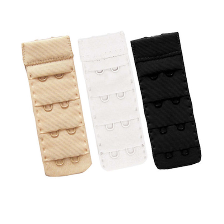 Braza Bra Extenders 12-Pack bulk hook extenders brushed nylon – product view
