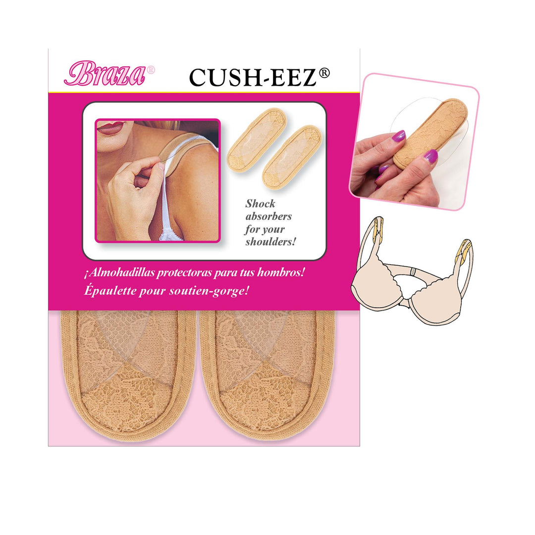 Braza Cusheez bra strap cushions shoulder comfort pads