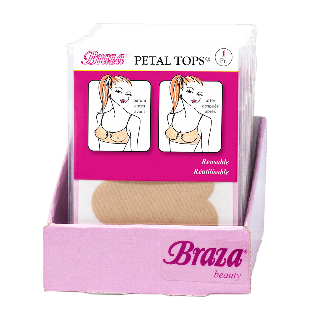 Braza Petal Tops reusable silicone nipple covers breast petals – packaging