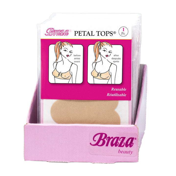 Braza Petal Tops reusable silicone nipple covers breast petals – packaging