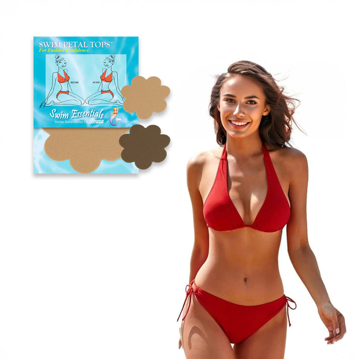 SWIM PETAL TOPS - REUSABLE NIPPLE COVERS FOR SWIMWEAR