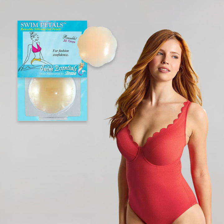 SWIM SILICONE GEL PETALS® - REUSABLE NIPPLE COVERS