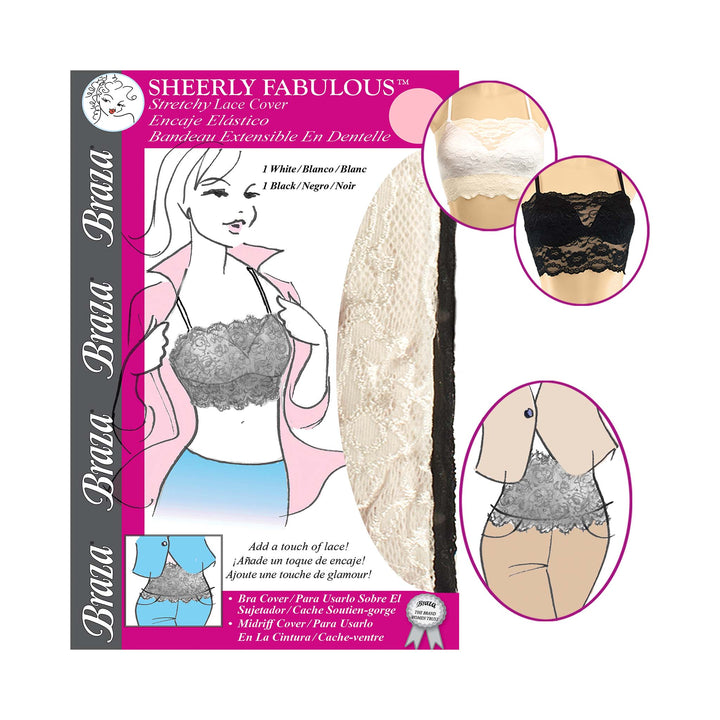Braza Sheerly Fabulous stretchy lace camisole bra cover – view 9