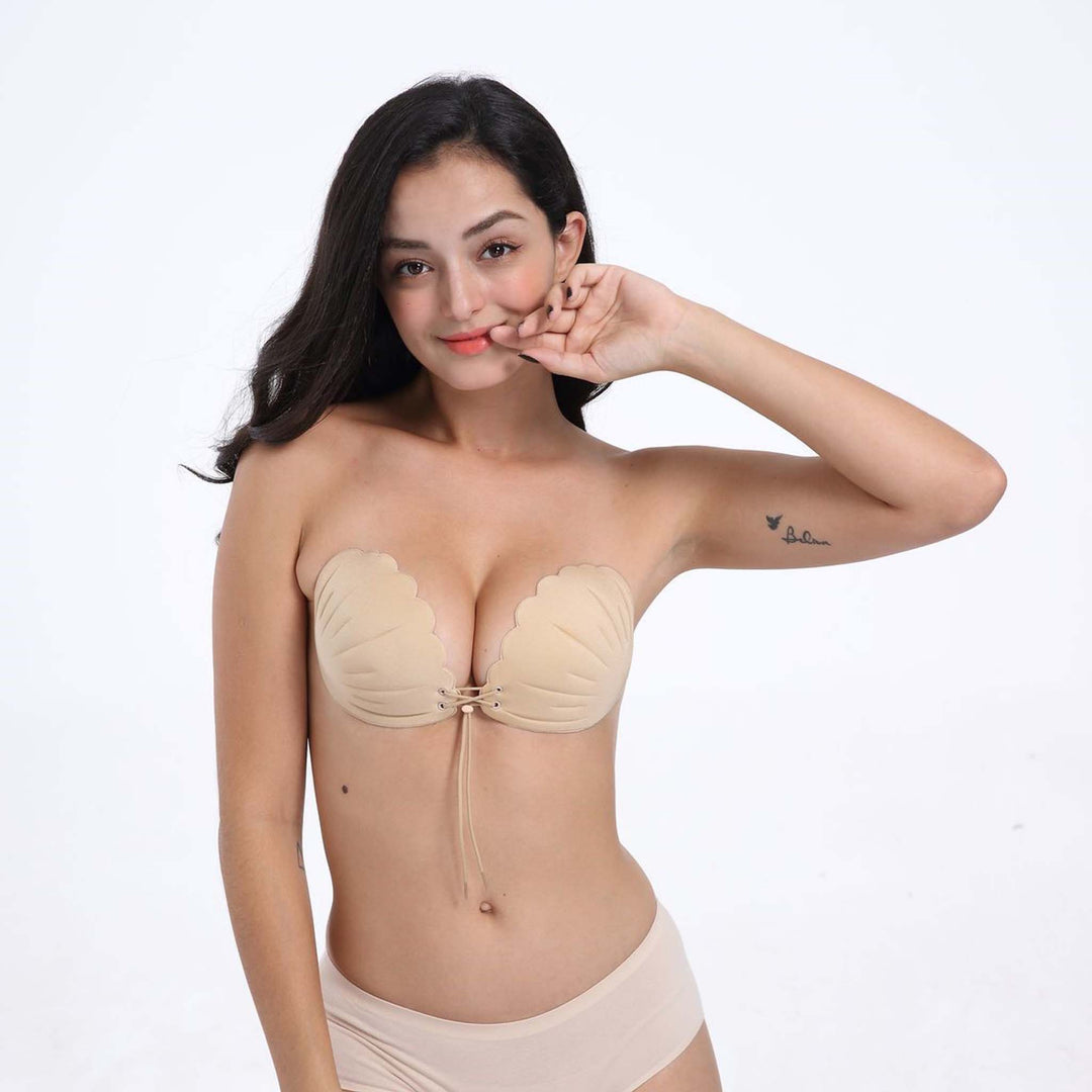 Braza She Shells reusable stick on mermaid adhesive bra – view 4