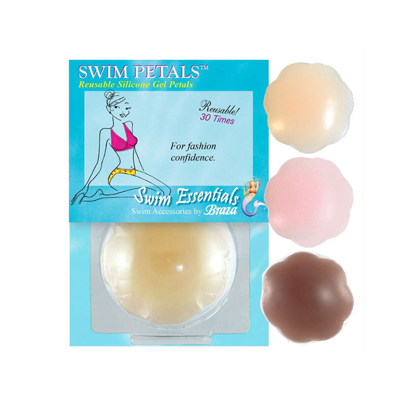SWIM SILICONE GEL PETALS® - REUSABLE NIPPLE COVERS
