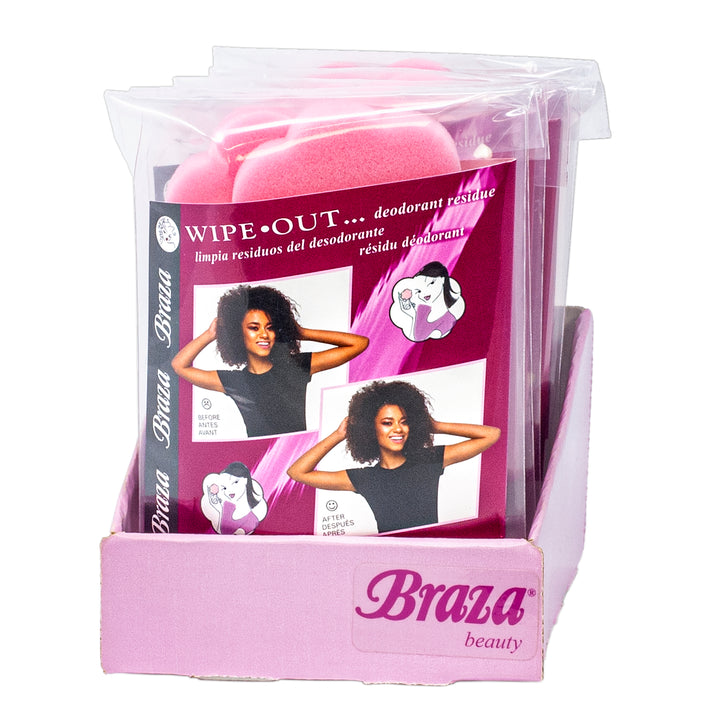 Braza Wipe Out Deodorant Remover petal-shaped stain wipes