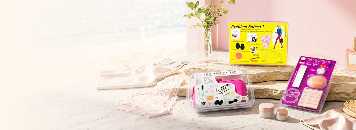 Braza fashion kits and bundles – swimwear, travel bra and braless boob tape kits
