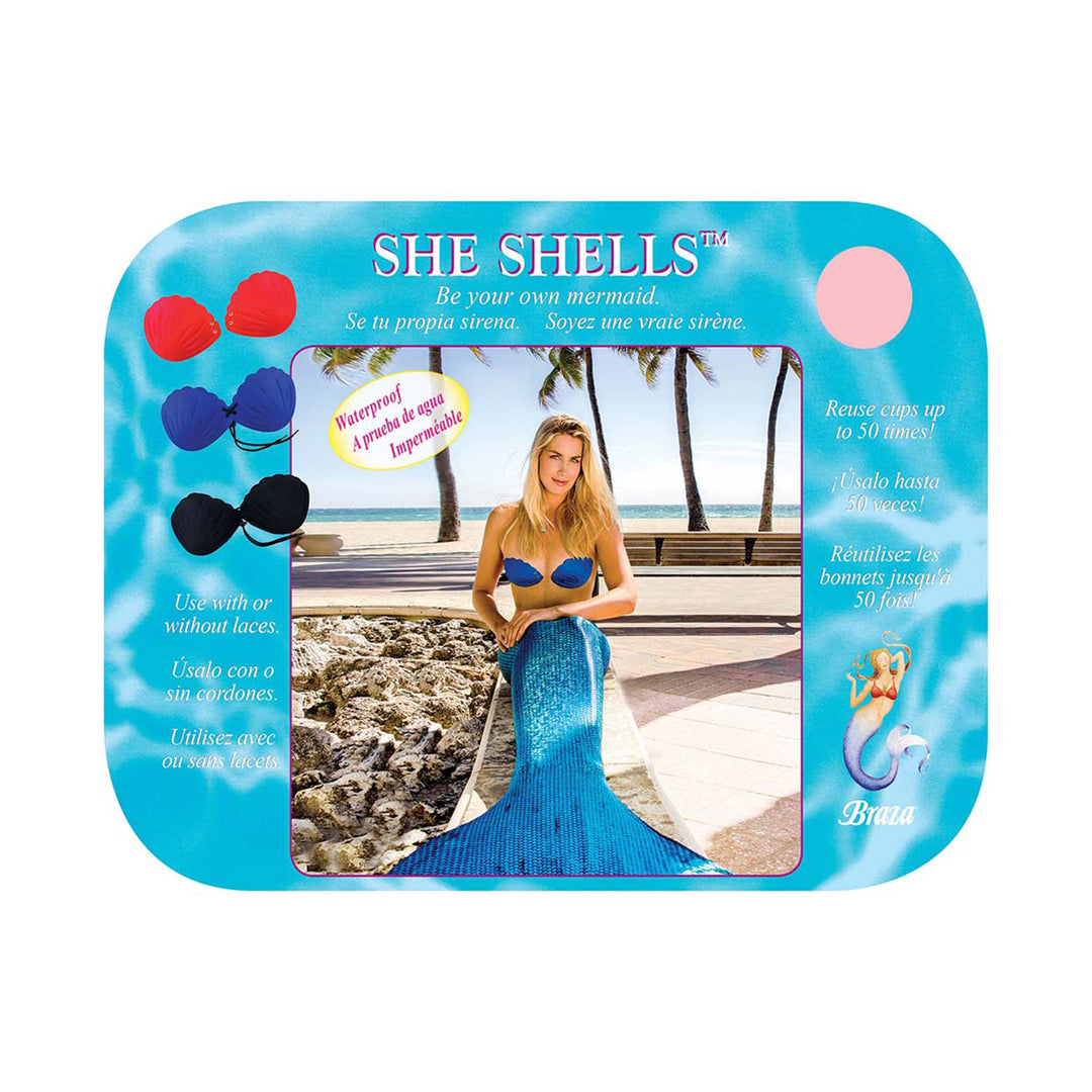 Braza Swim She Shells – adhesive swim bra for backless swimsuits