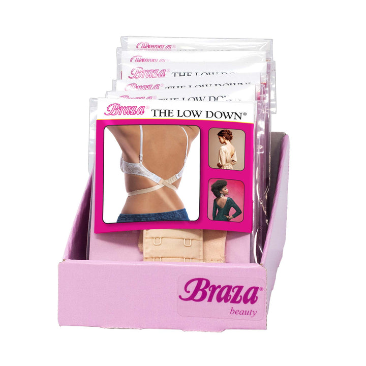 Braza Low Down 2-hook low back bra converter for backless dresses